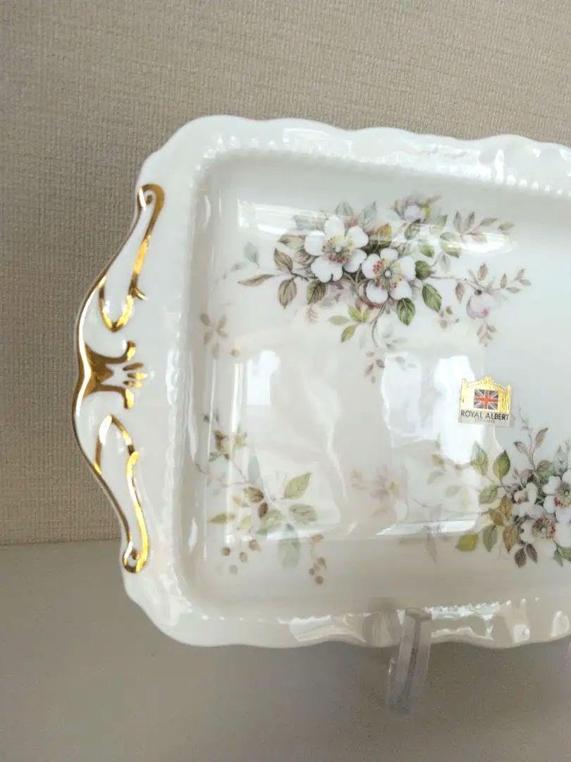 ロイヤルアルバート サンドウィッチプレート 角皿 ハワース